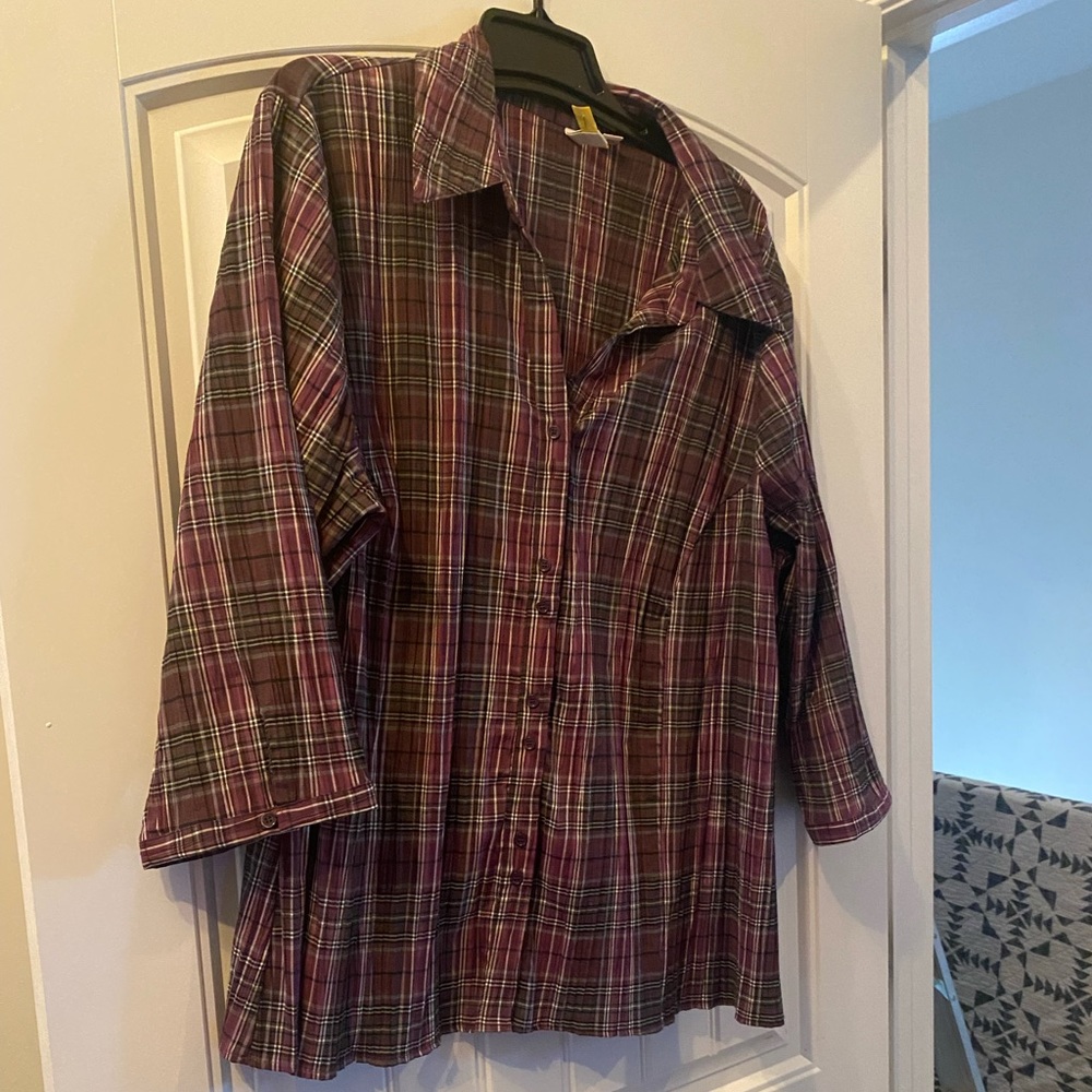 🤎❤️EUC 3/4 Sleeve button Down🤎❤️